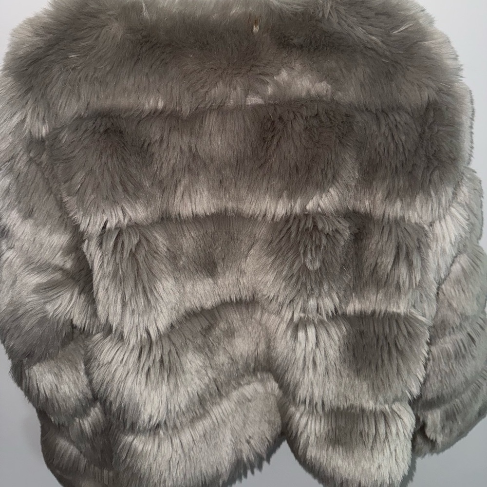 Amazon Gray Ski Jacket With Plush Texture - image 2